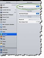 Image result for iPad iMessage Settings