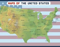 Image result for Physical Map of the United States