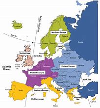 Image result for Map of Northern Europe