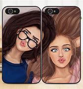 Image result for Matching Drawings On Phone Cases for Sisters