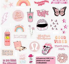 Image result for Cute Aesthethic Stickers You Can Print Out