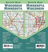Image result for WI/MN Border Map