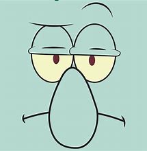 Image result for Squidward Face Cut Out