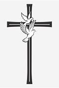 Image result for Large Elegant Cross Dove Clip Art