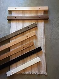 Image result for Wood Tapestry Hangers for Walls