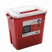 Image result for Red Cap for Blue Sharps Container