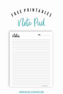 Image result for Free Printable MessagePad