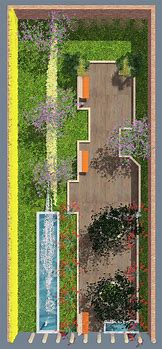 Image result for 100 Square Meters Garden Design