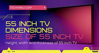 Image result for 39 Inch TV Dimensions