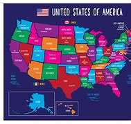 Image result for USA Map with Nicknames