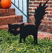 Image result for Black Cat Halloween Decorations