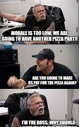 Image result for Pizza Party Morale Meme