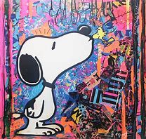Image result for Snoopy Painting