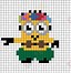 Image result for Minion Pixel Art 32X32