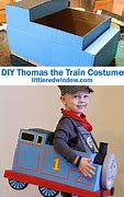 Image result for Thomas Train Costume Cardboard Box