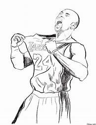 Image result for Coloring Pages of Kobe Bryant