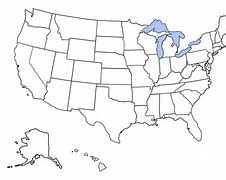 Image result for Blank US Map