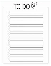 Image result for Work to Do List Printable