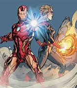 Image result for Iron Man Captain Marvel