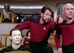 Image result for Captain Riker Picard