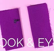 Image result for Hook and Eye Lock Sewing