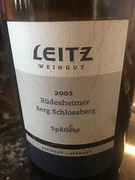 Bildergebnis für Weingut Josef Leitz Rudesheimer Berg Schlossberg Riesling Grosses Gewachs