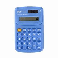 Image result for Solar Powered Pocket Calculator Blue