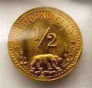 Image result for California Gold 1 2 Coin