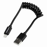 Image result for Coiled USB to Lightning Cable