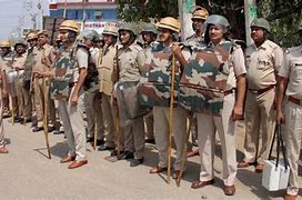 Image result for Lathi Khela Police