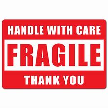 Image result for Fragile Broken Up Sticker