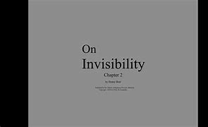 Image result for Invisibility