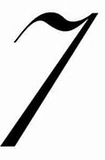 Image result for Calligraphy Number 7