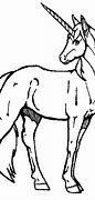 Image result for Unicorn Drawing without Colour