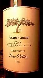 Image result for Trader Joe's Zinfandel Reserve Paso Robles