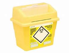 Image result for Small Yellow Sharps Container