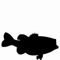 Image result for Baby Bass Fish Silhouette