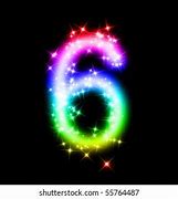 Image result for Glitter Number 6