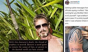 Image result for John McAfee You Are Beautiful Meme