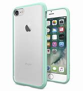 Image result for iPhone 7 White with Mint Green Silicone Case