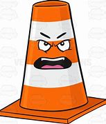 Image result for Orange Cone Angry Graphic