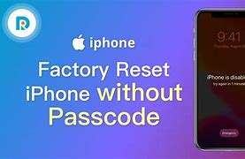 Image result for How to Factory Reset an iPhone without Passcode