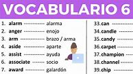Image result for Lista De Palabras En Ingles Y Espanol