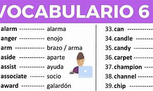 Image result for Palabras En Ingles Y Pronunciacion