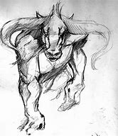 Image result for Mythical Creatures Drawings Minotaur