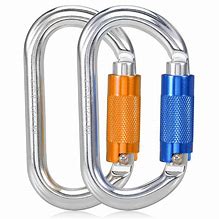 Image result for Locking Double Carabiner Clip