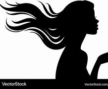 Image result for Girl Face Profile Silhouette