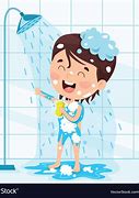 Image result for Kid Taking a Bath Cartoon Image