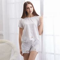 Image result for White Cotton Pajamas for Women