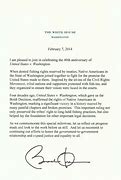 Image result for Obama's Senator Elections Letter
